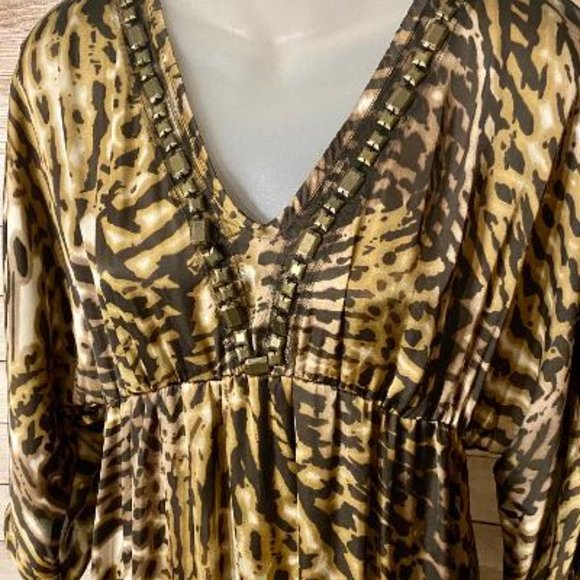 Leopard Maxi  Dress Size 6 - Picture 5 of 5